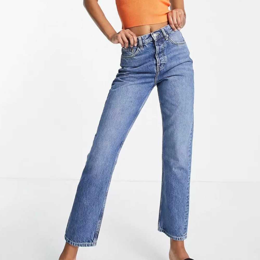 TopShop Editor Jean mid blue W25 L30